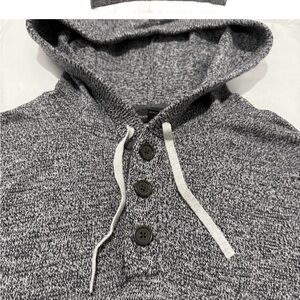 Banana Republic Charcoal Hooded Sweater